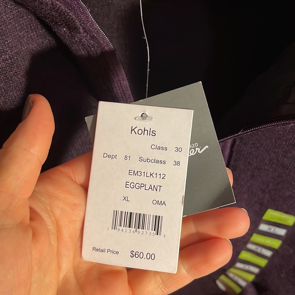 NWT Eddie Bauer 1/4 Zip - XL - Picture 4 of 5